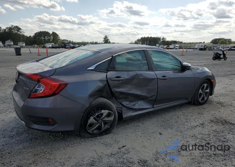 2019 Honda Civic Lx из США, поврежденный, VIN 2HGFC2F61KH603872